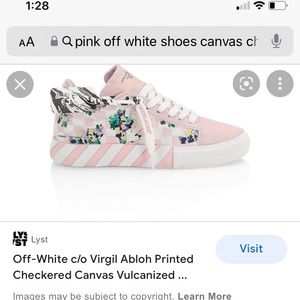 Off white women shoes . Really cute only worn a few time and there washable.